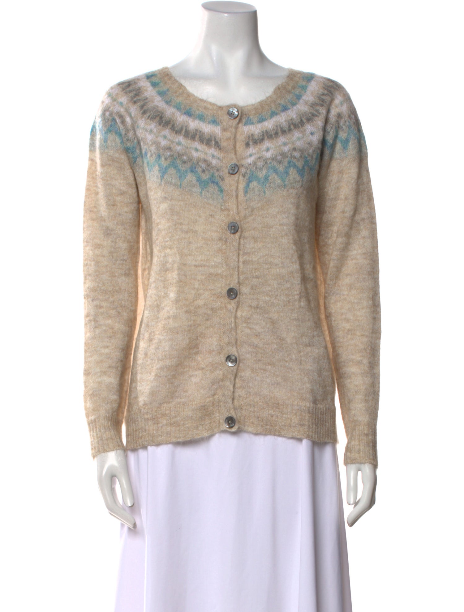 Brora Kid Mohair Striped Sweater