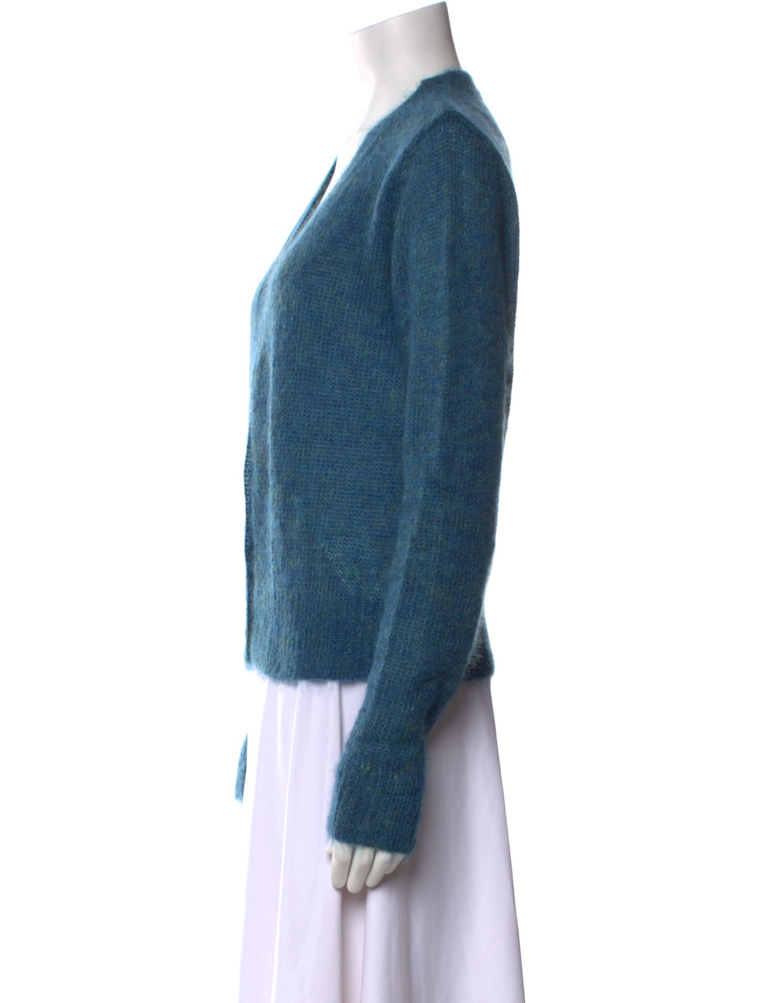 Brora Kid Mohair V-Neck Sweater