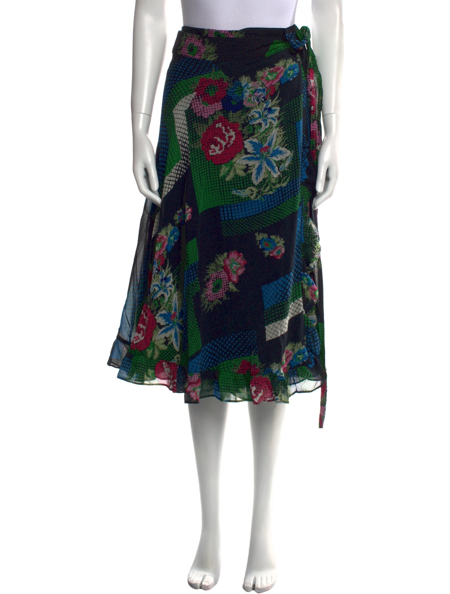 Brora Silk Midi Length Skirt w/ Tags