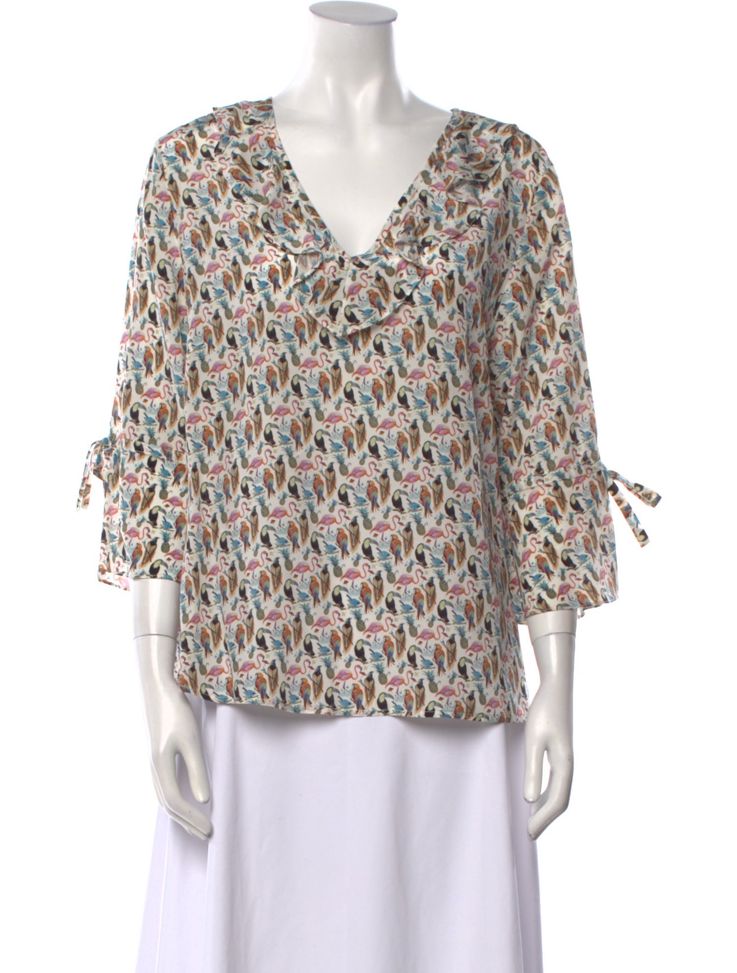 Brora Silk Printed Blouse