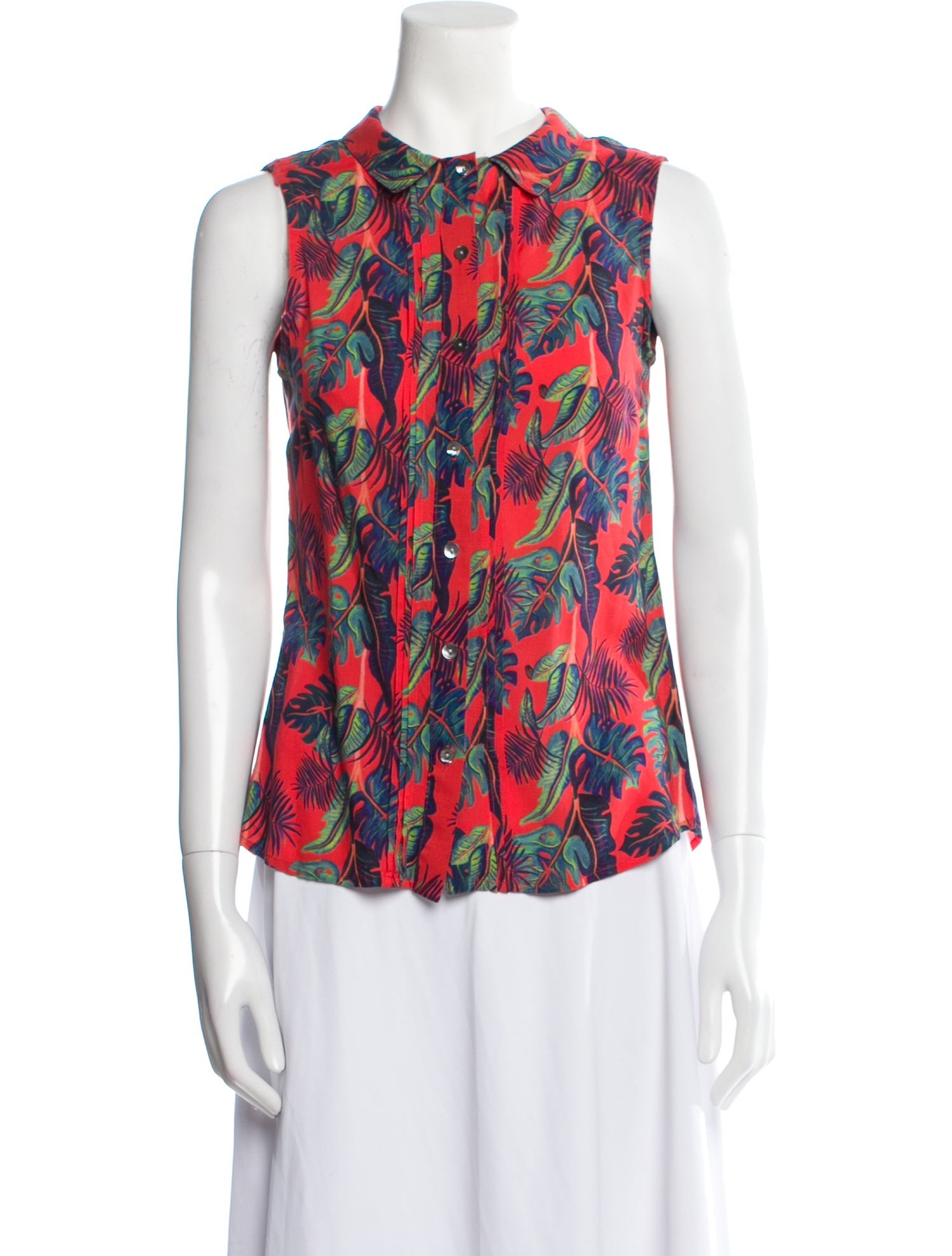 Brora Floral Print Crew Neck Top