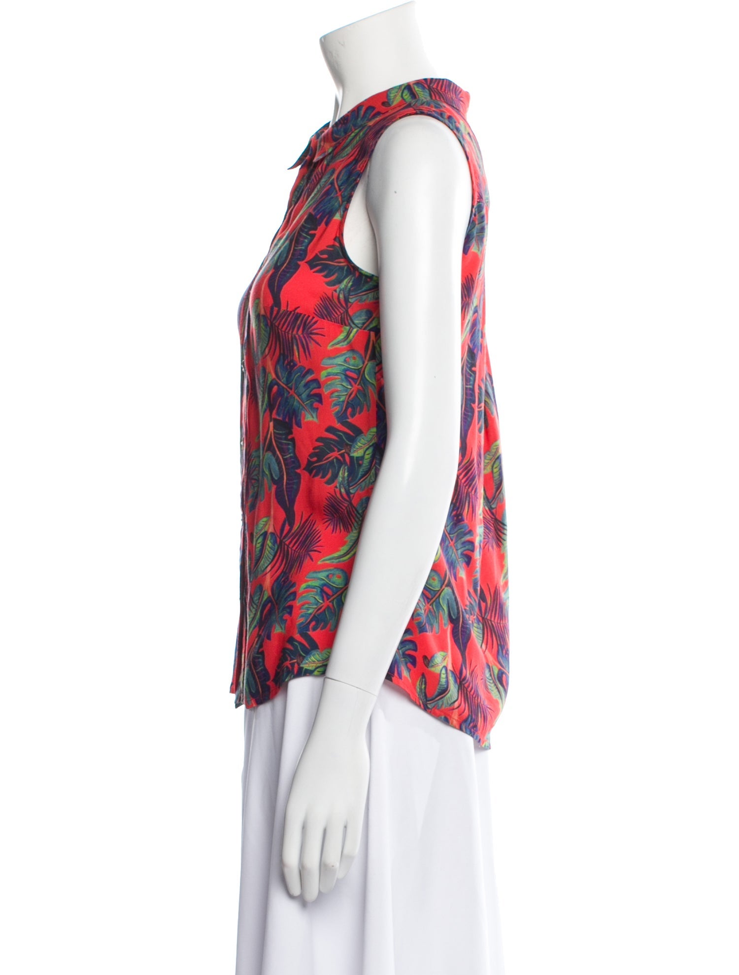 Brora Floral Print Crew Neck Top