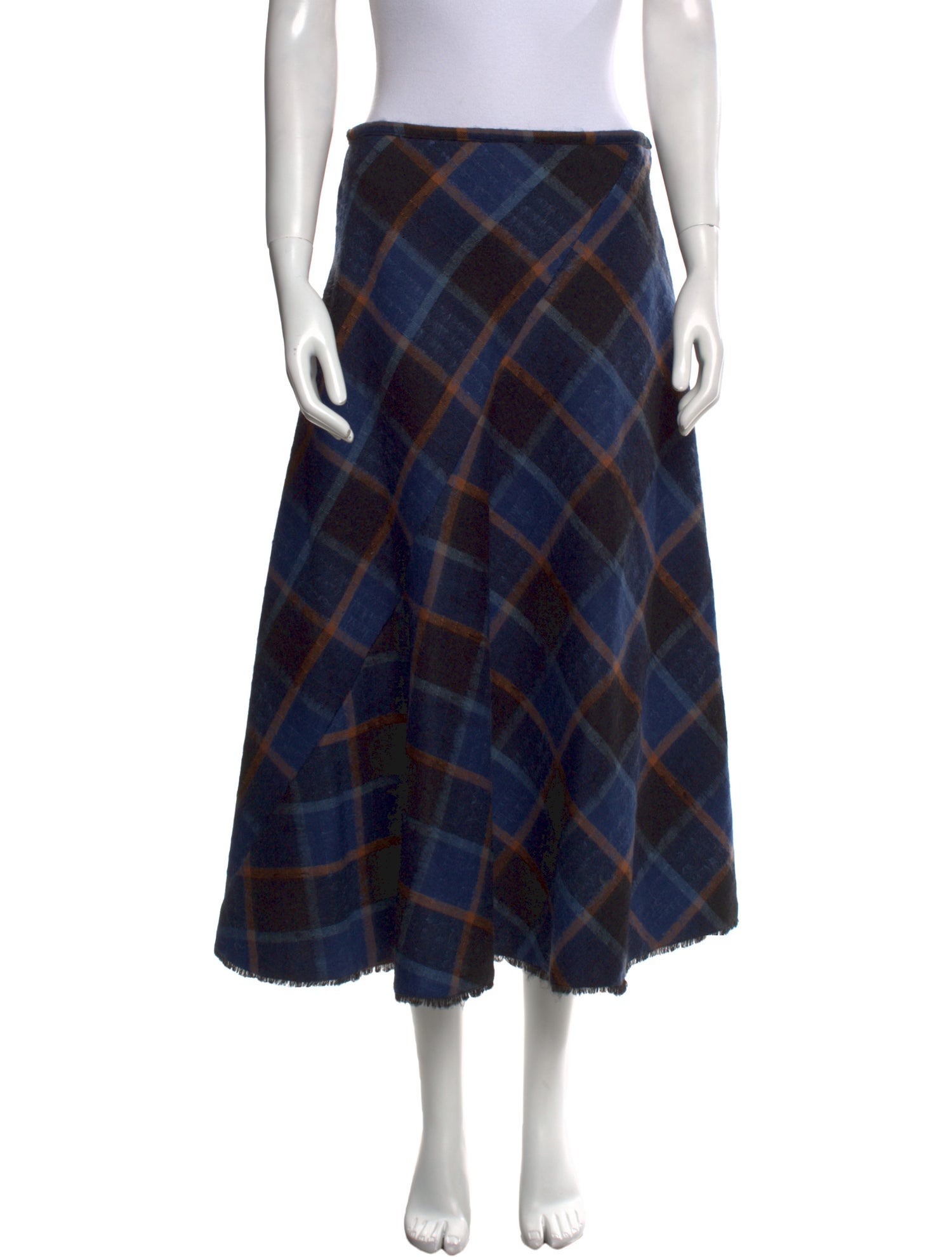 Brora Wool Midi Length Skirt