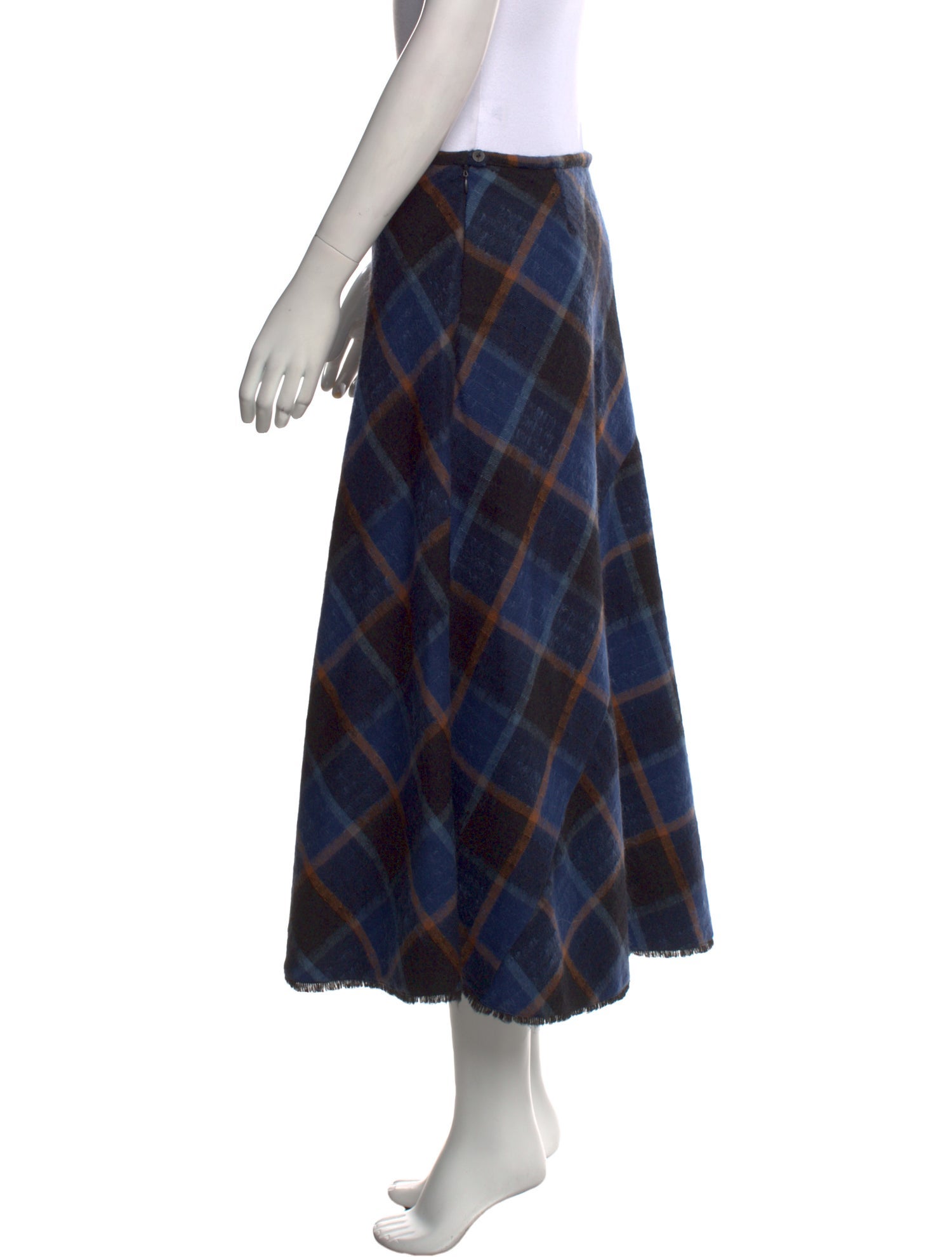 Brora Wool Midi Length Skirt