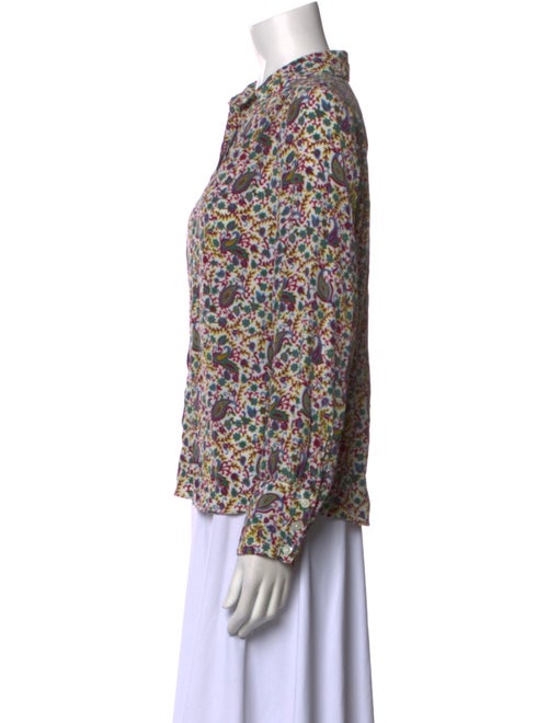 Brora Floral Print Long Sleeve Blouse
