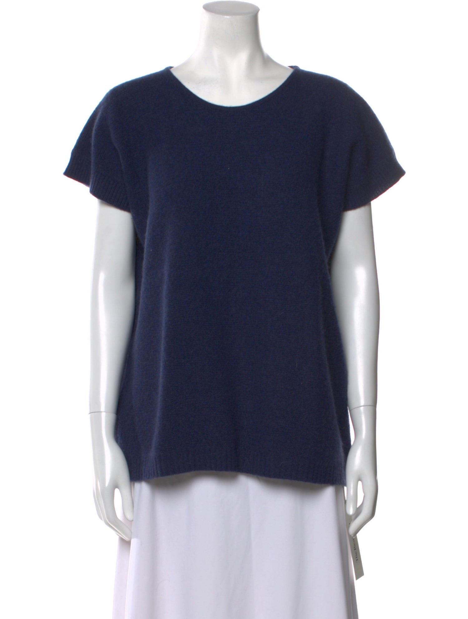Brora Cashmere Scoop Neck T-Shirt