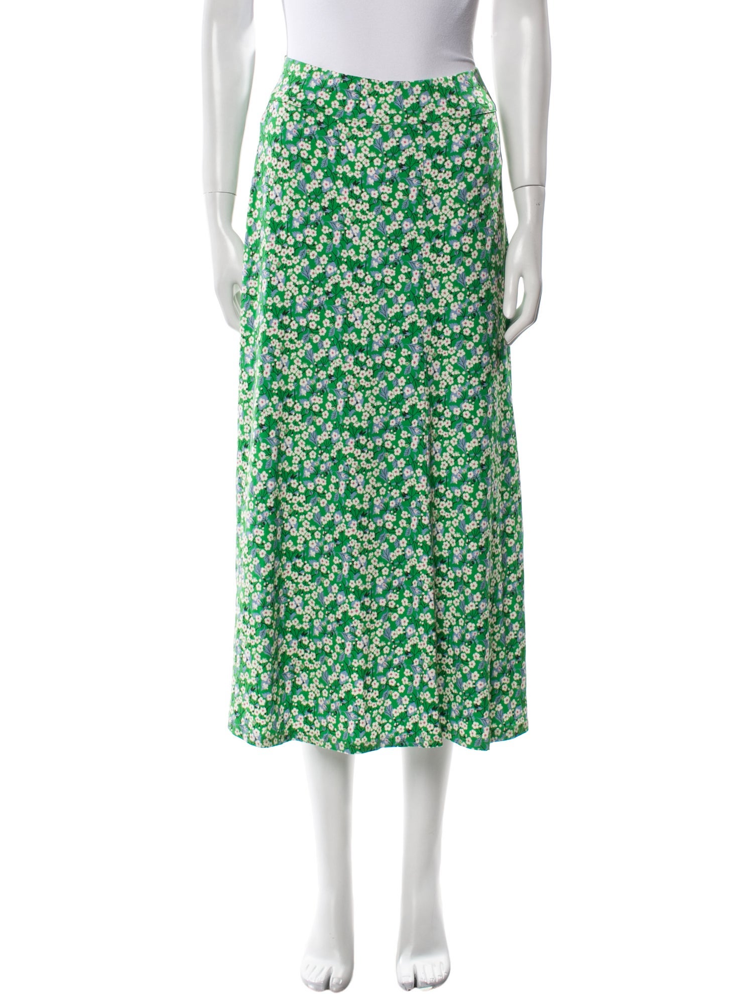 Brora Floral Print Midi Length Skirt w/ Tags