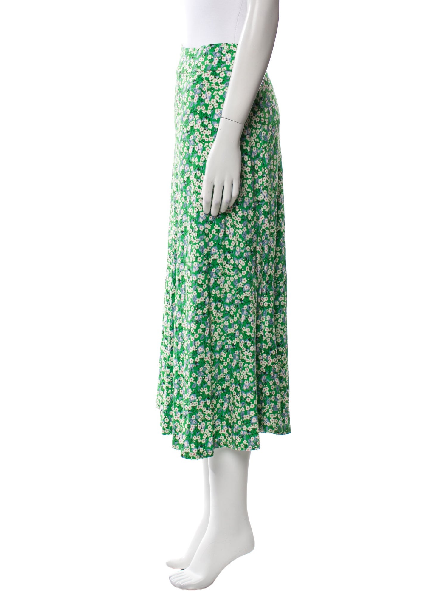 Brora Floral Print Midi Length Skirt w/ Tags