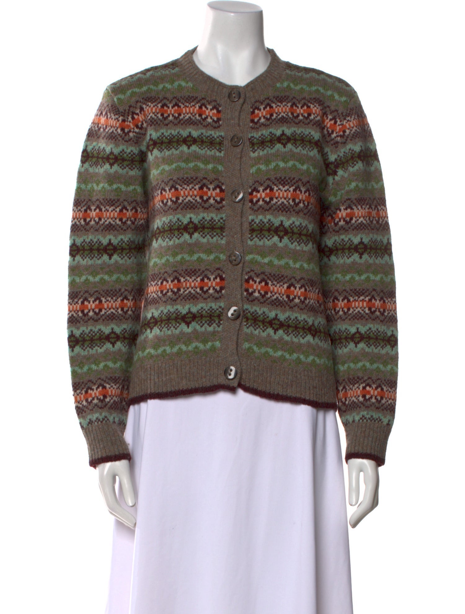 Brora Wool Striped Sweater