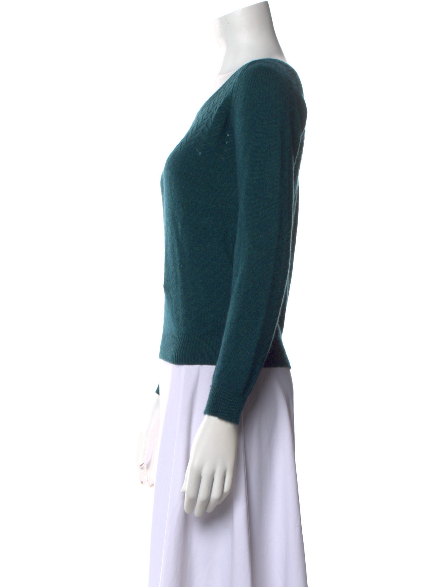 Brora Cashmere Scoop Neck Sweater
