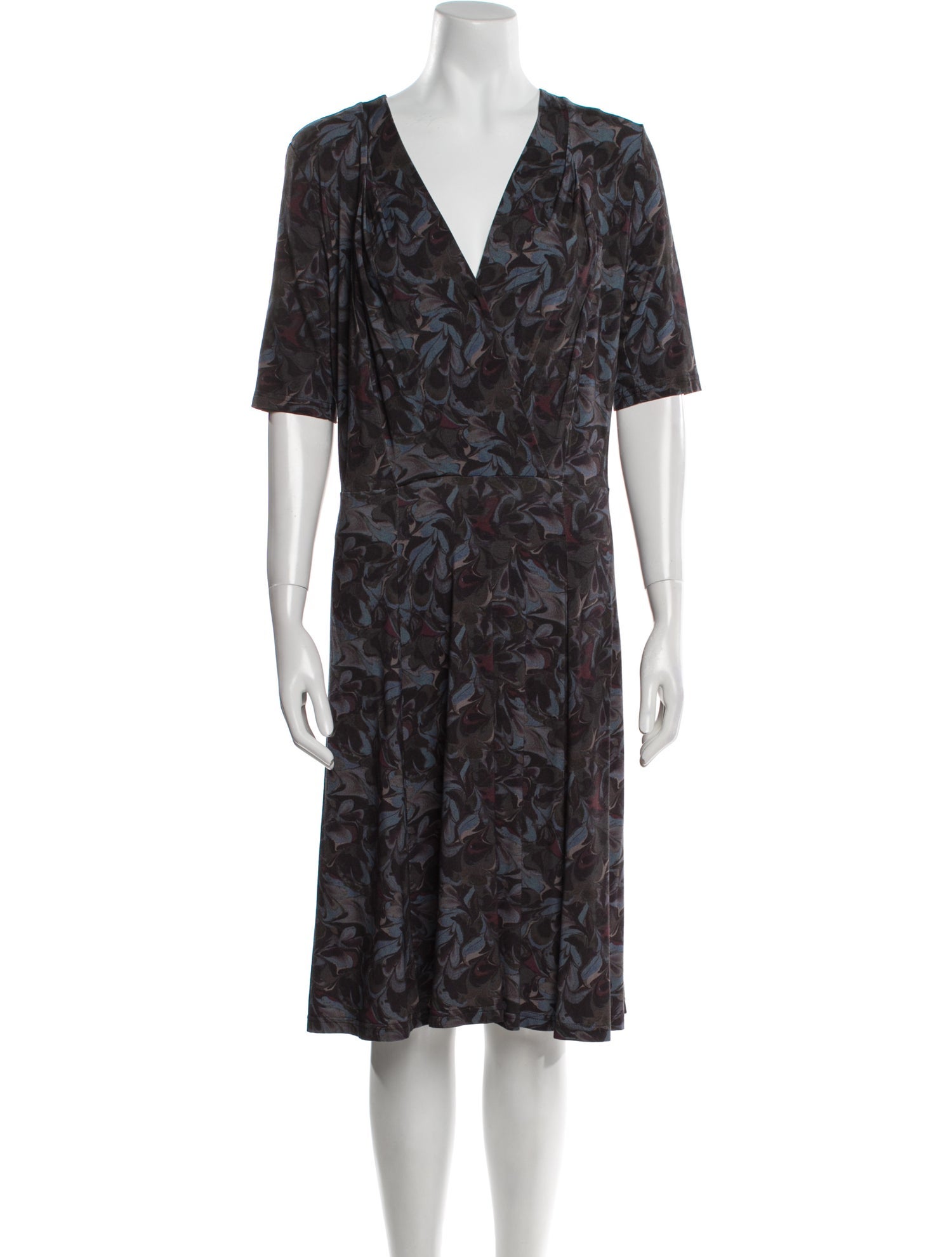 Brora Printed Knee-Length Dress