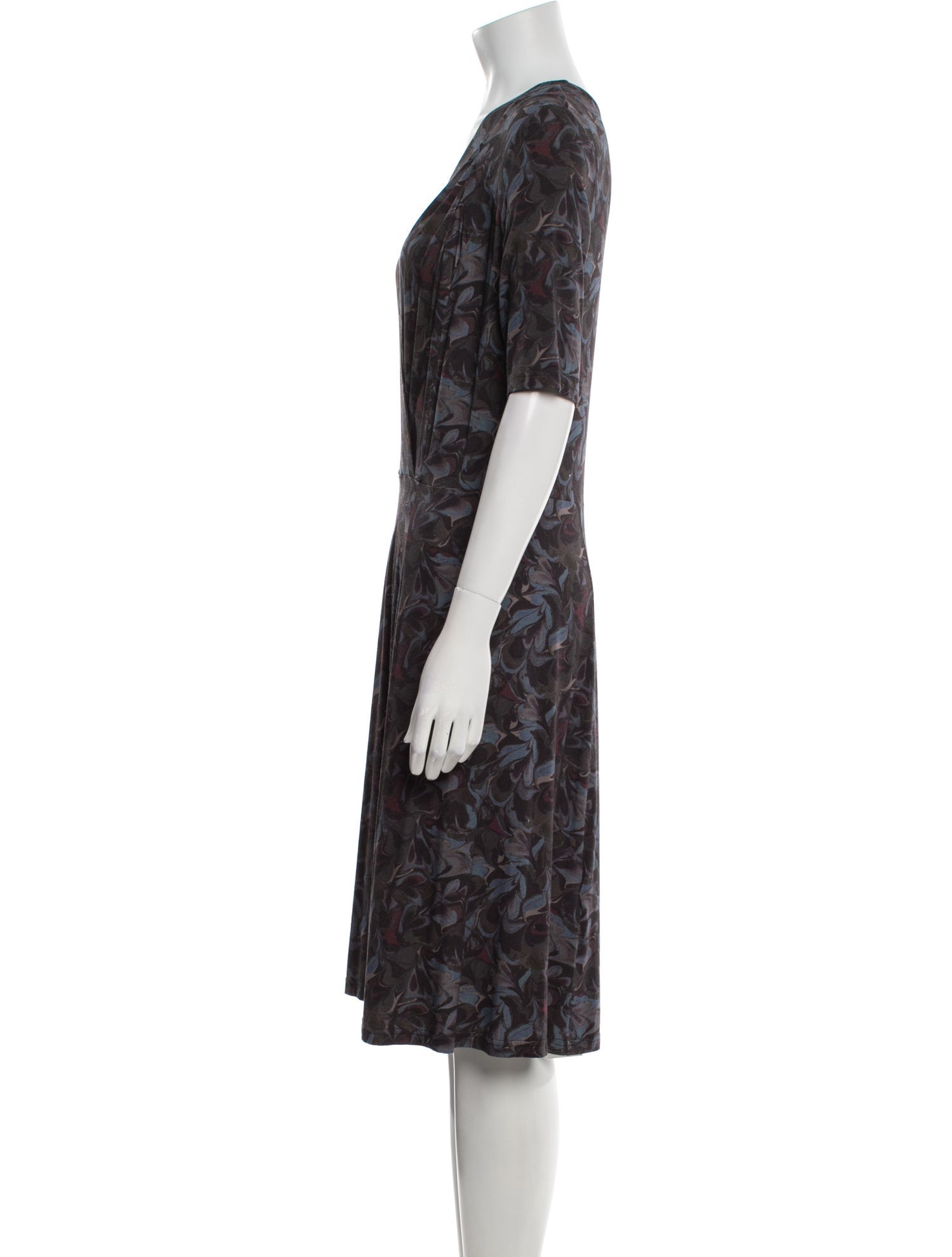 Brora Printed Knee-Length Dress
