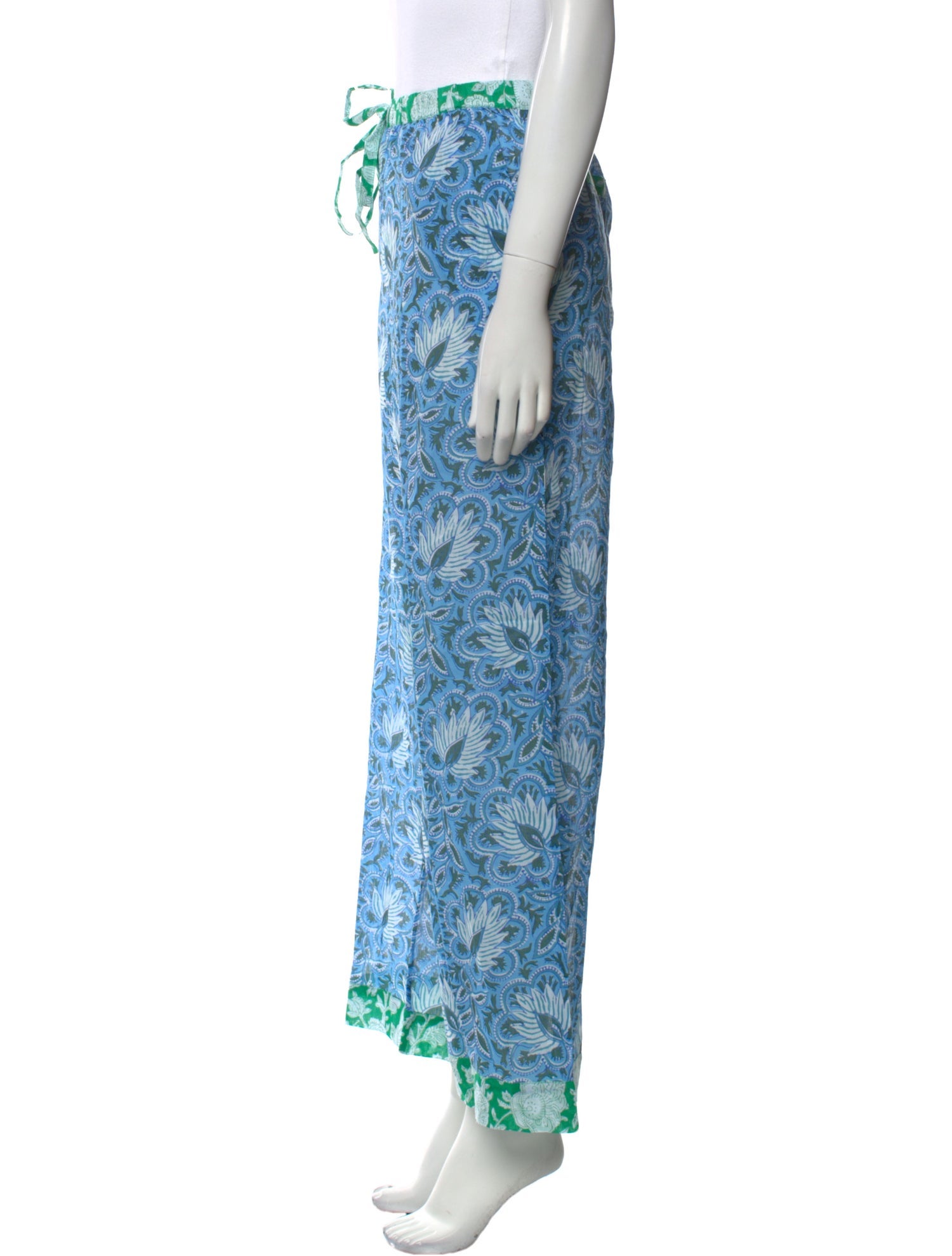 Brora Floral Print Straight Leg Pants