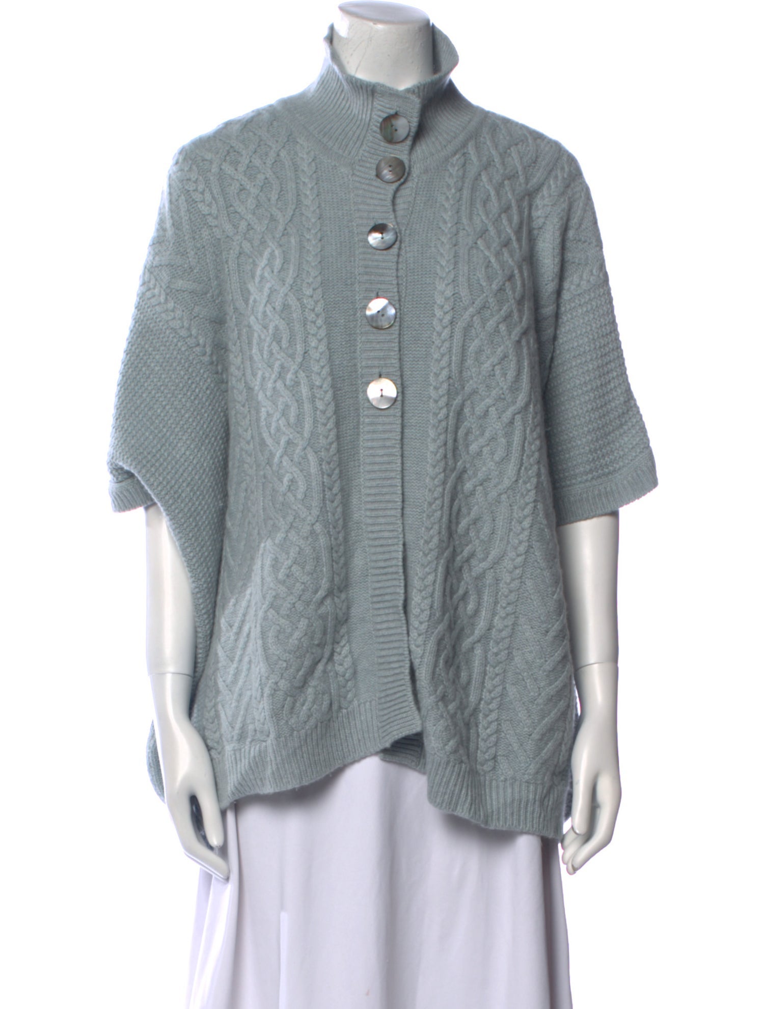 Brora Cashmere Mock Neck Sweater