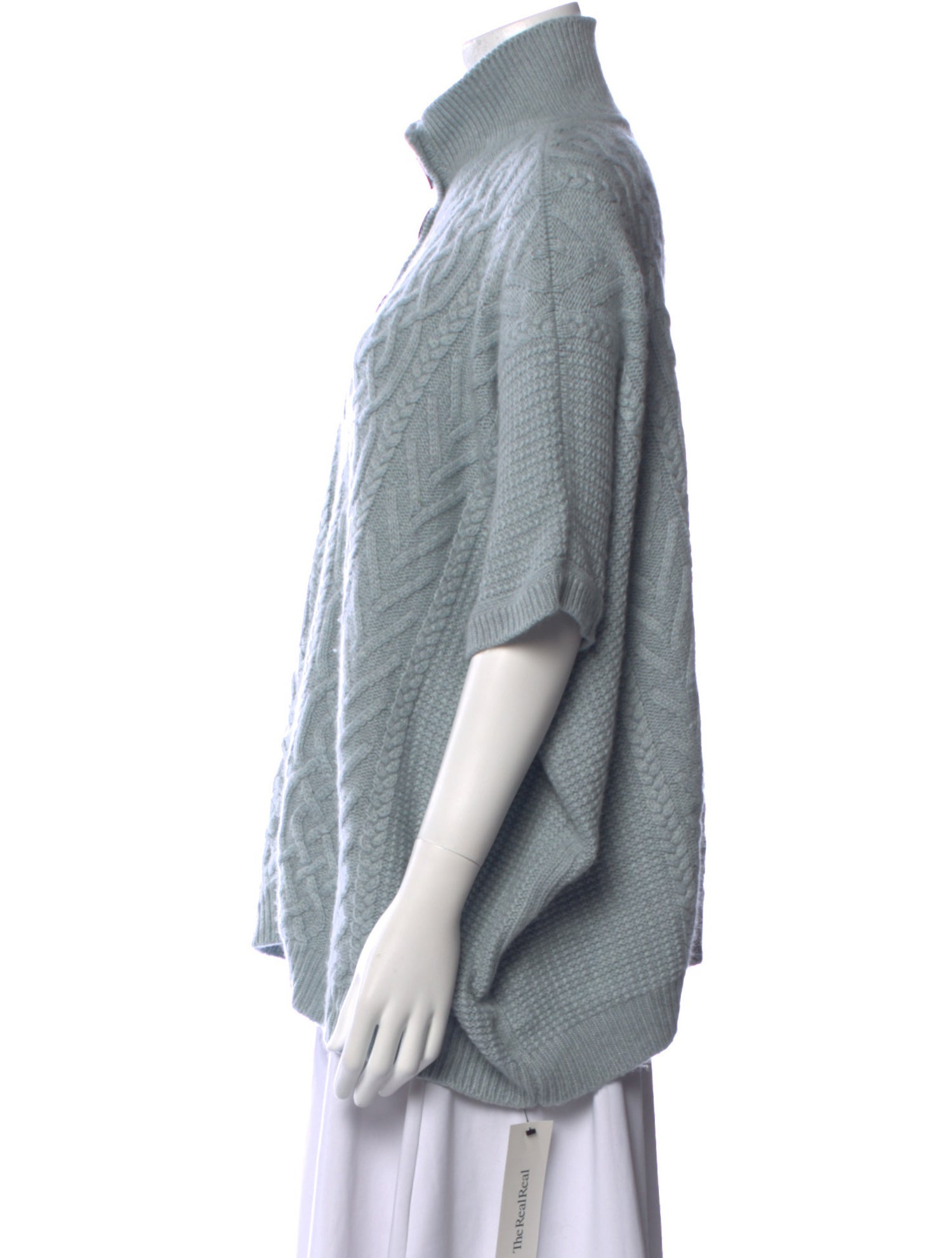 Brora Cashmere Mock Neck Sweater