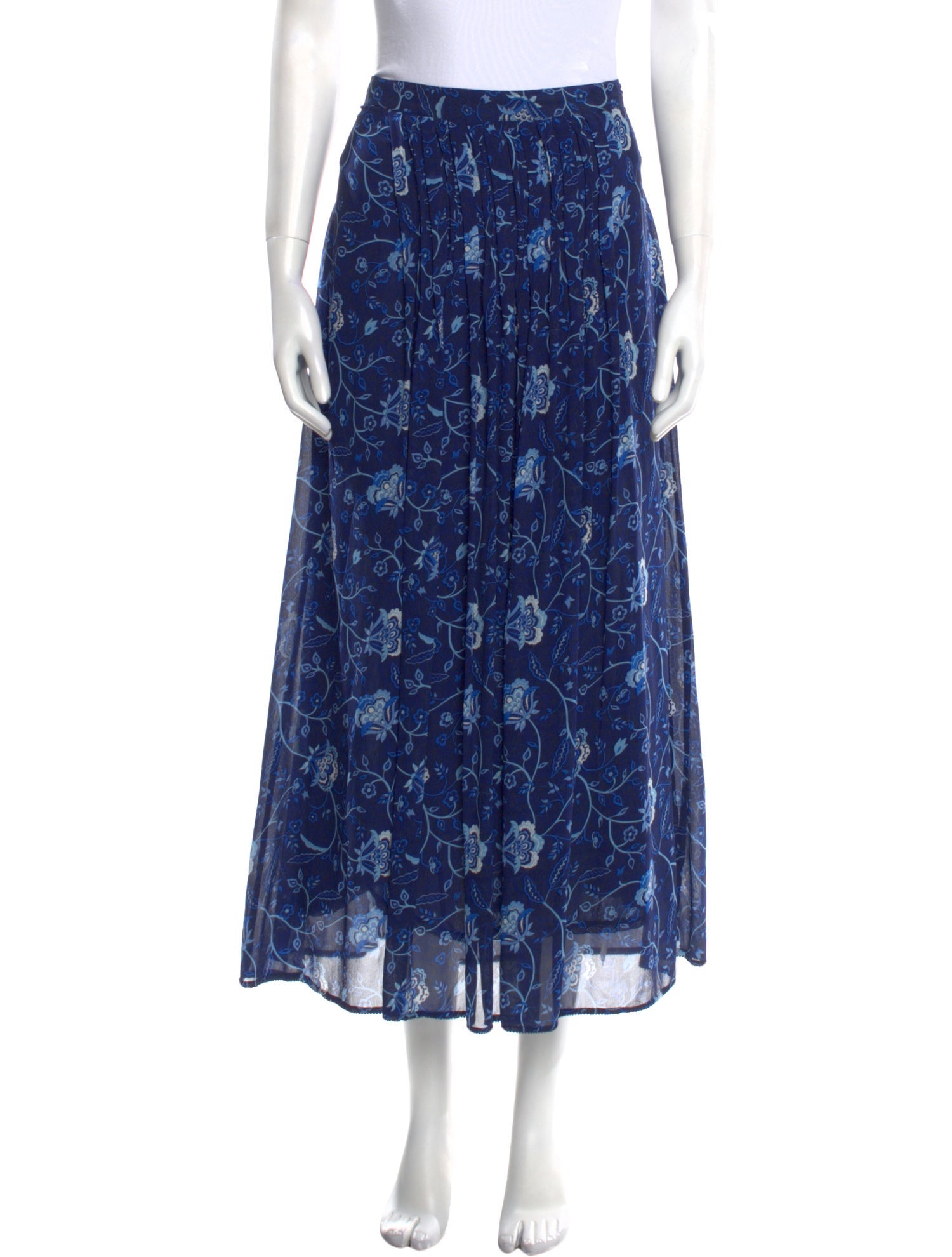 Brora Silk Knee-Length Skirt