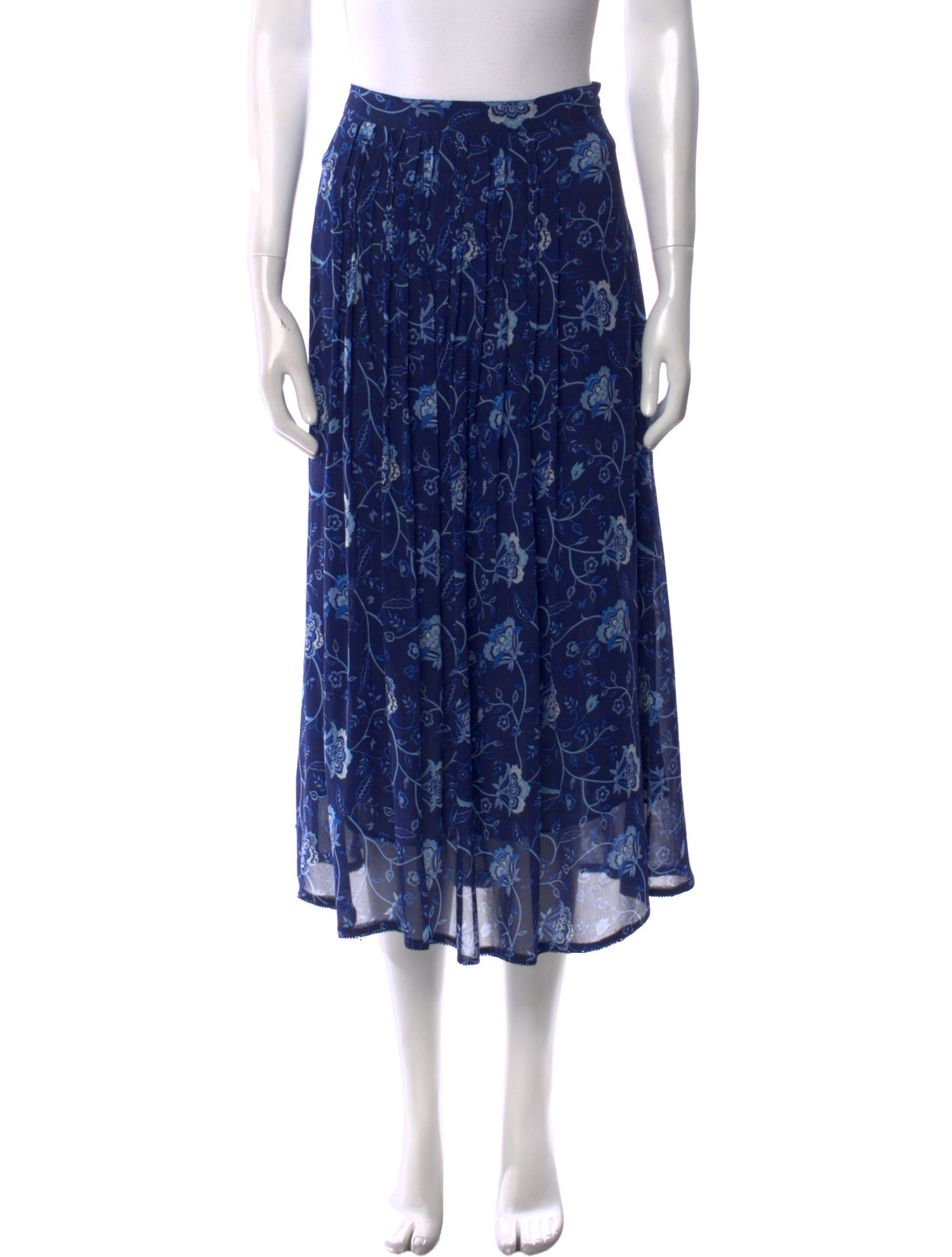 Brora Silk Midi Length Skirt