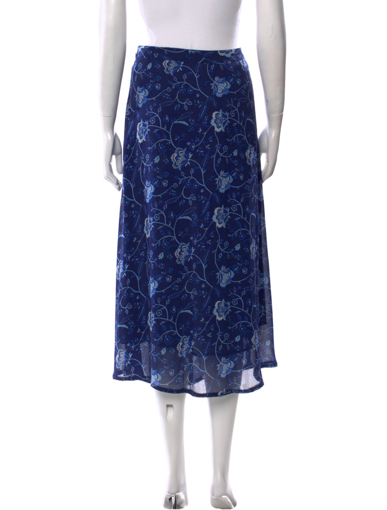 Brora Silk Midi Length Skirt