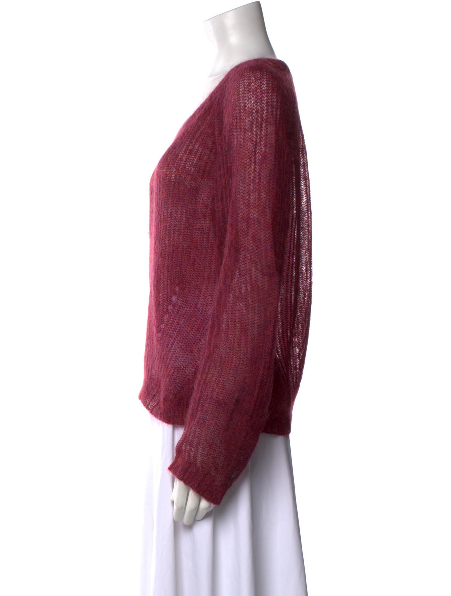 Brora Mohair Scoop Neck Sweater