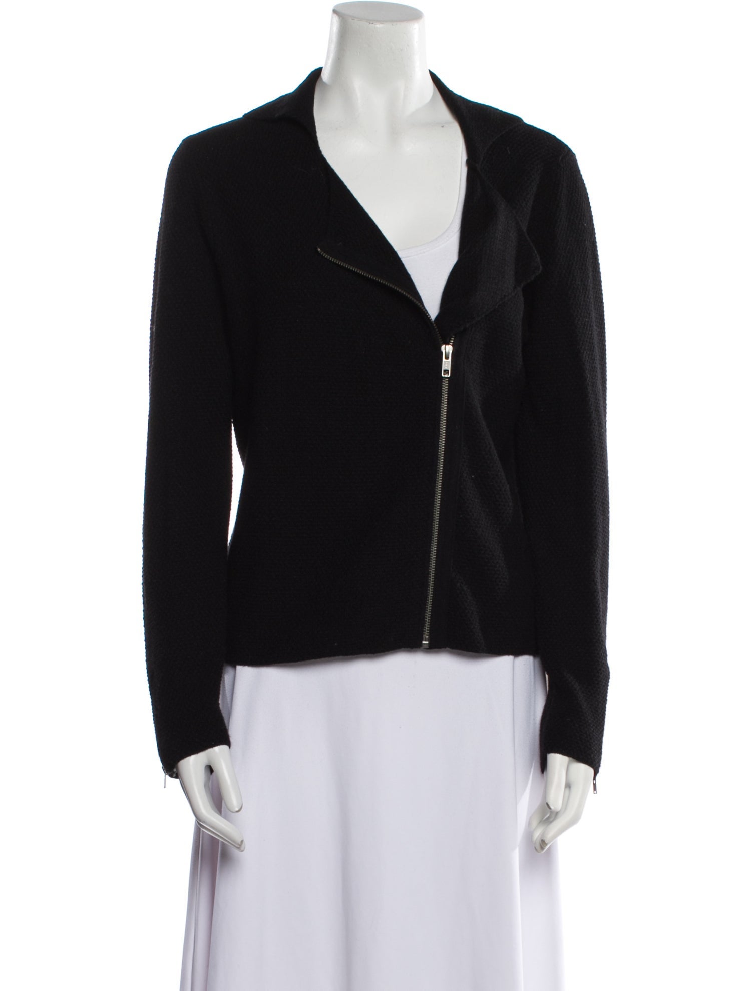 Brora Merino Wool Biker Jacket