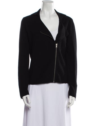 Brora Merino Wool Biker Jacket