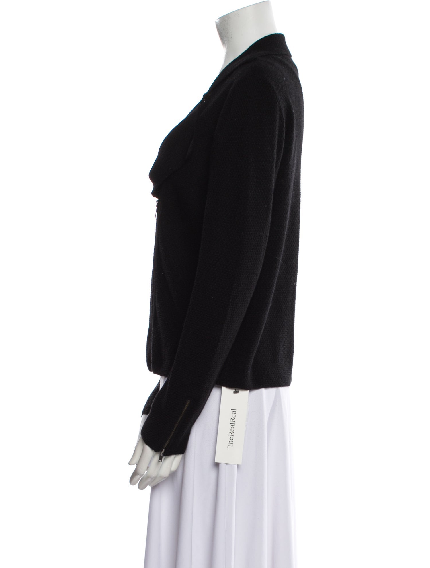 Brora Merino Wool Biker Jacket