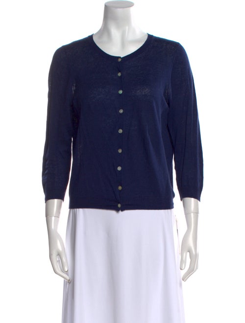 Brora Linen Scoop Neck Sweater