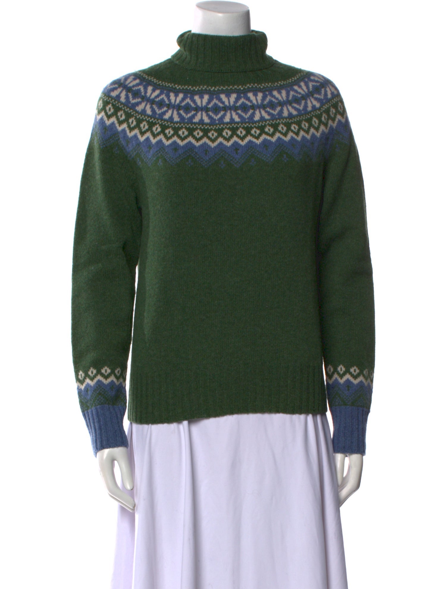 Brora Lambswool Striped Sweater