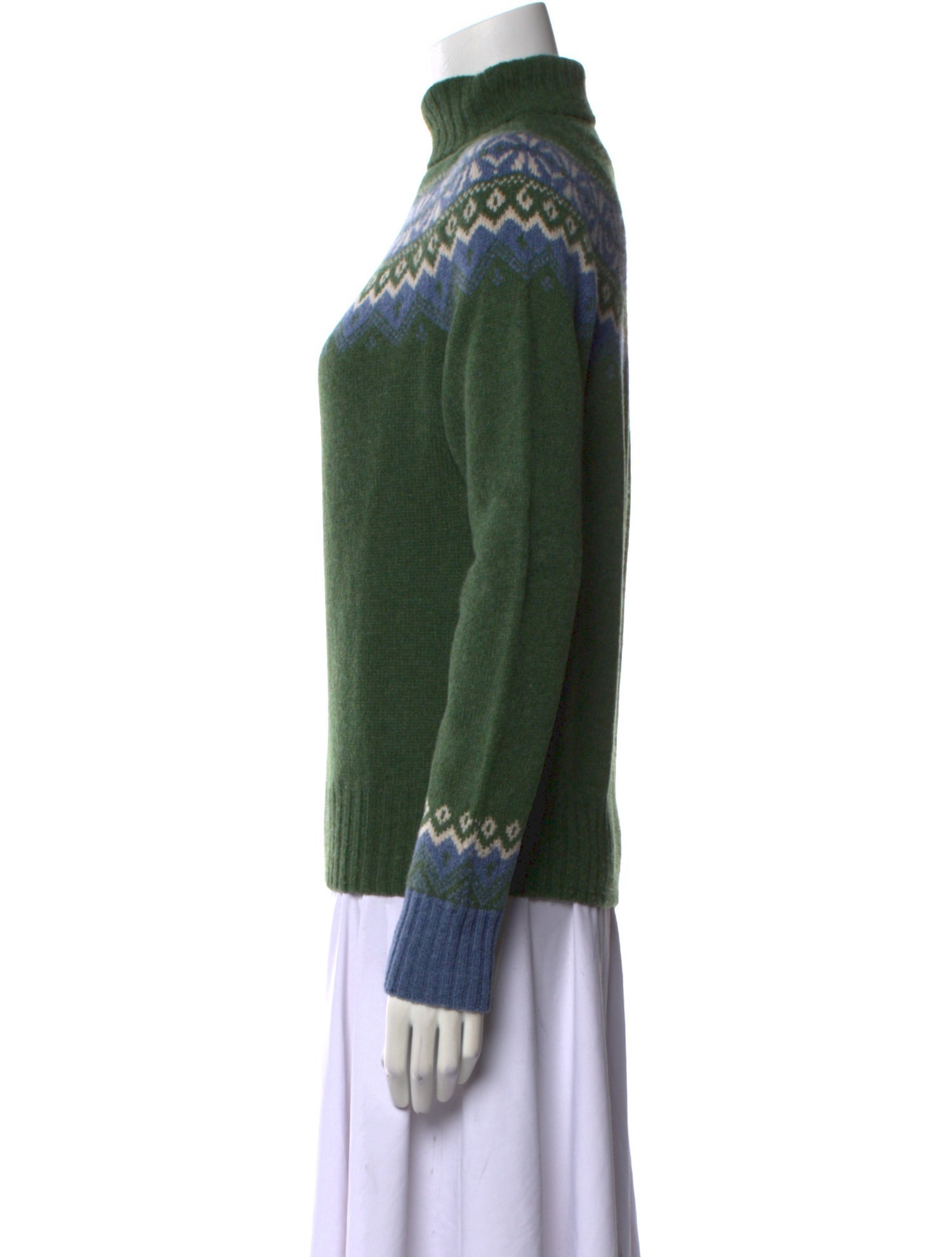 Brora Lambswool Striped Sweater