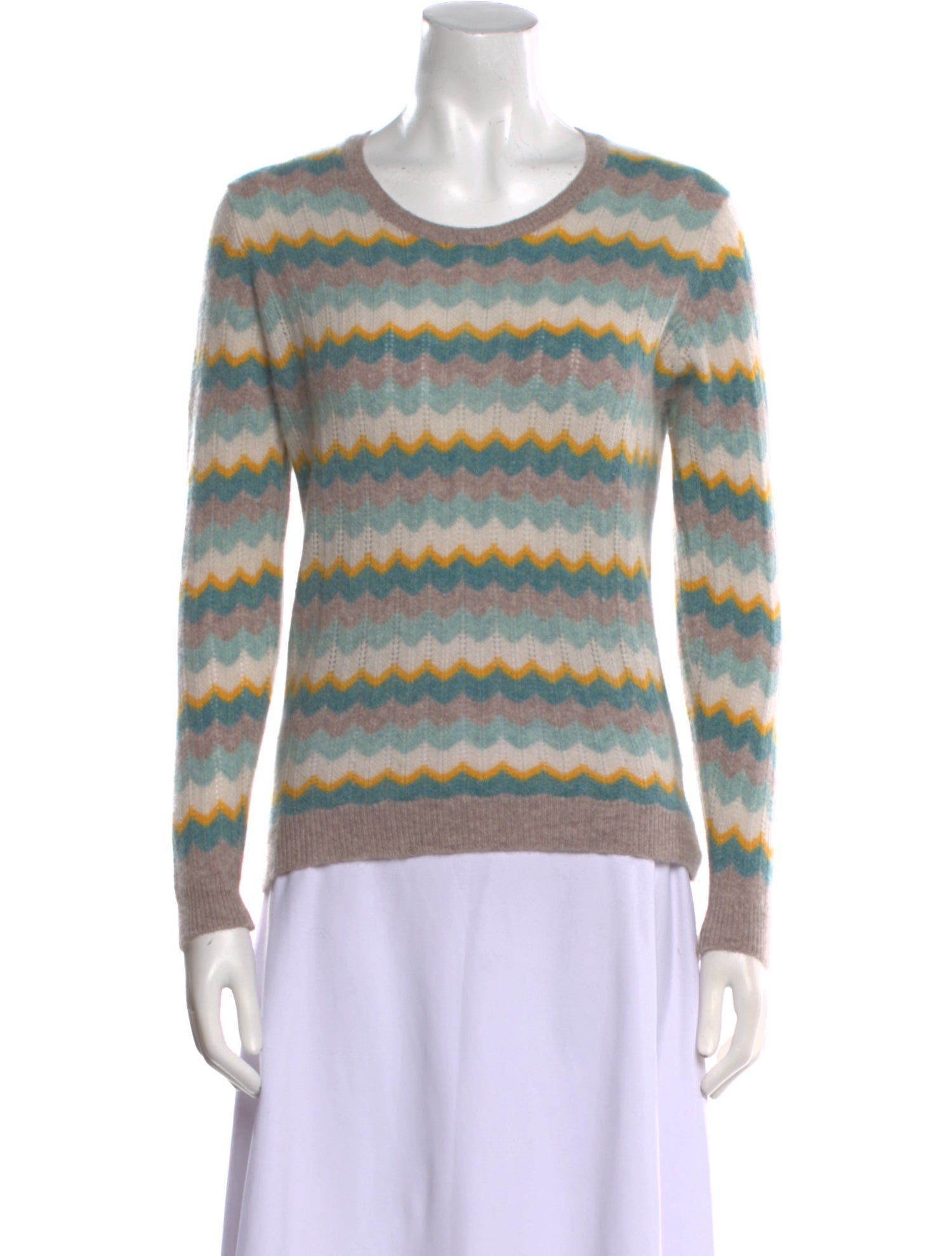 Brora Cashmere Striped Sweater