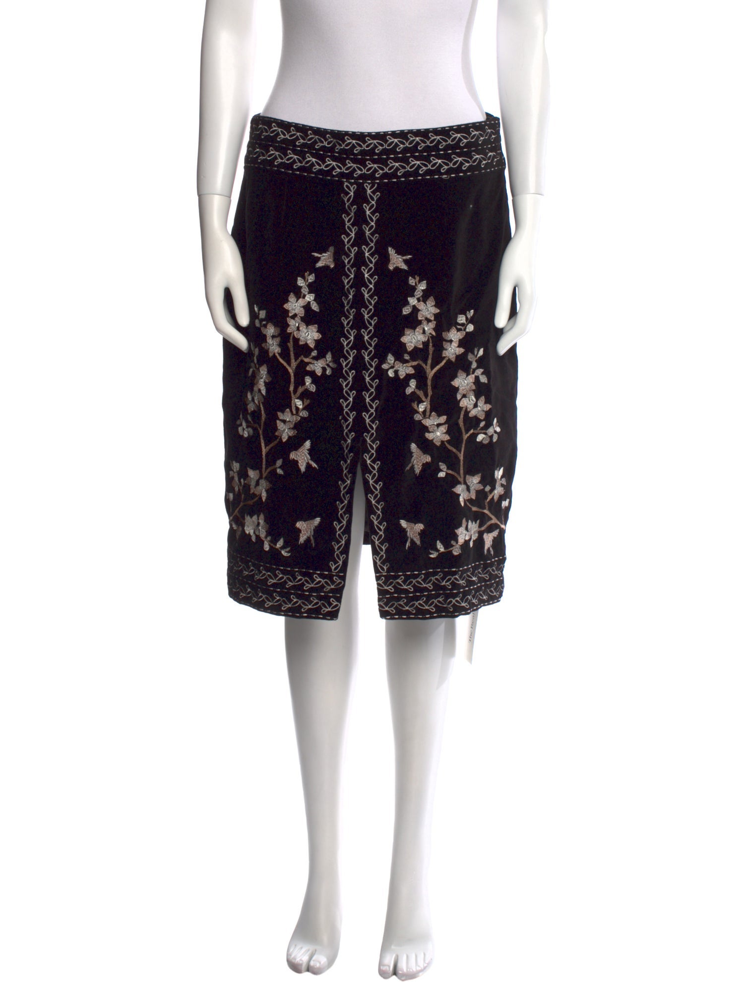Brora Printed Knee-Length Skirt