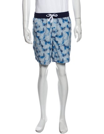 Michael Bastian Printed Swim Trunks