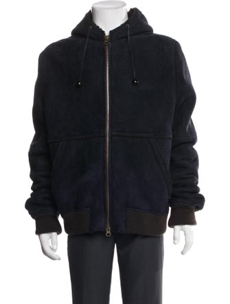Michael Bastian Leather Puffer Coat