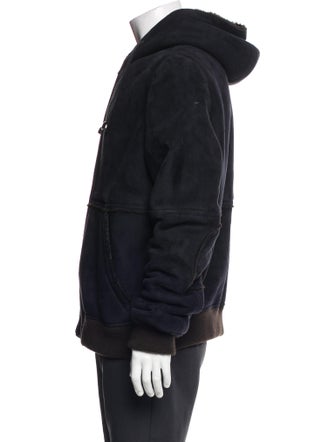 Michael Bastian Leather Puffer Coat