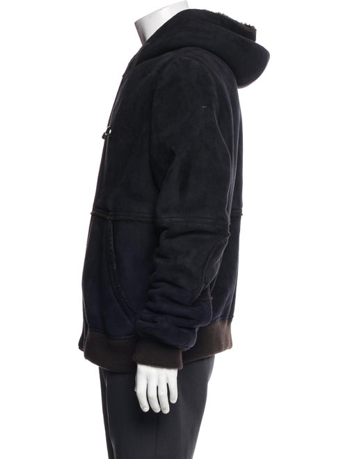 Michael Bastian Leather Puffer Coat