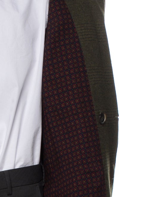 Michael Bastian Plaid Print Overcoat