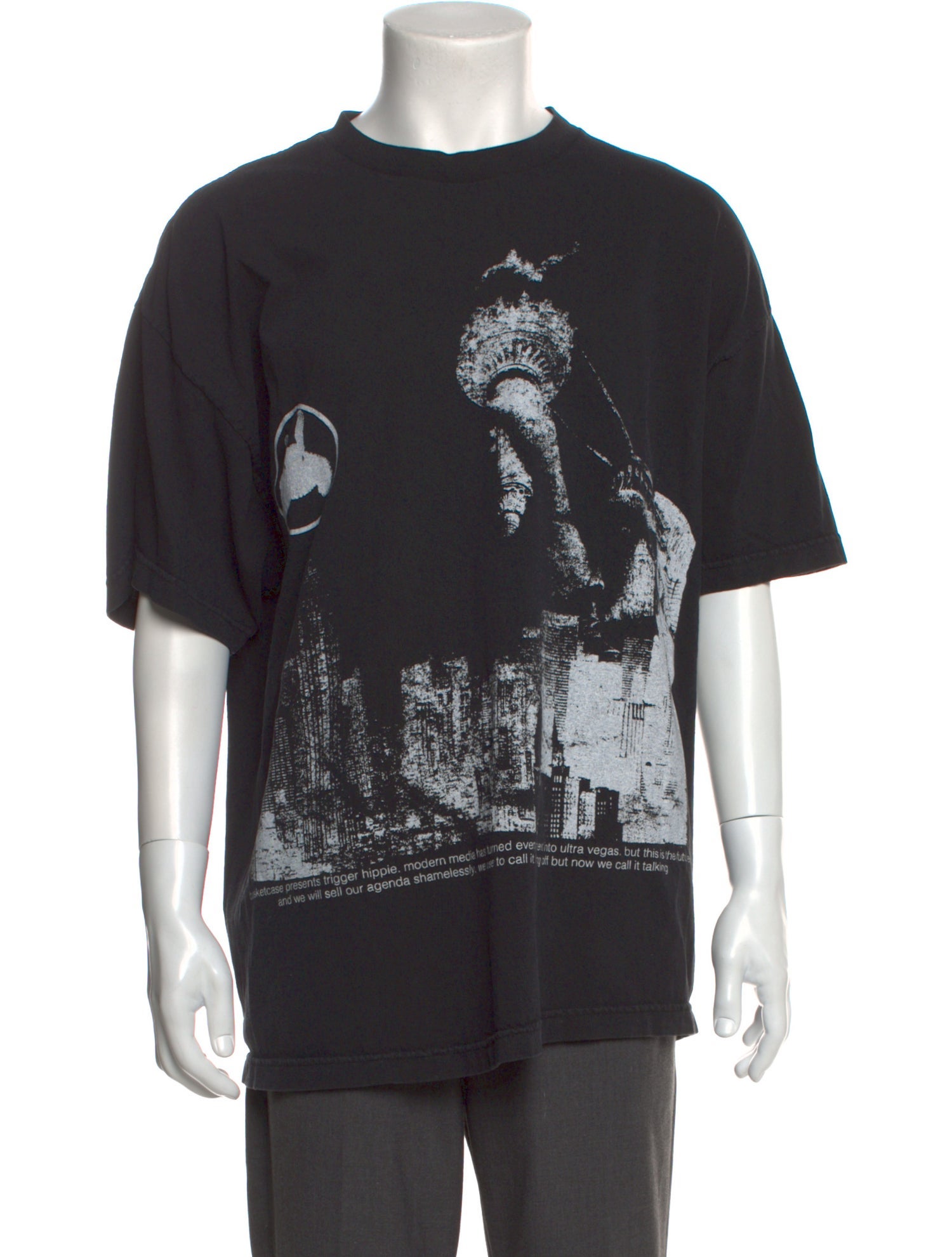 Basketcase Gallery New York City Thumper Graphic Print TShirt Black