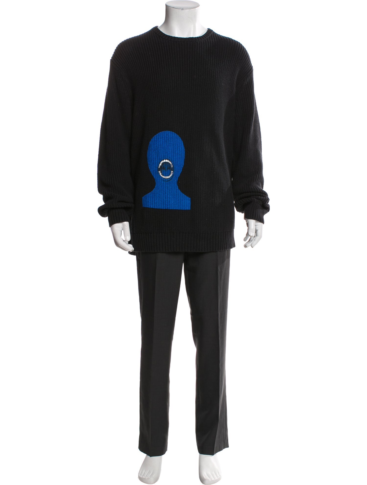 Basketcase Gallery Graphic Print Crew Neck Pullover