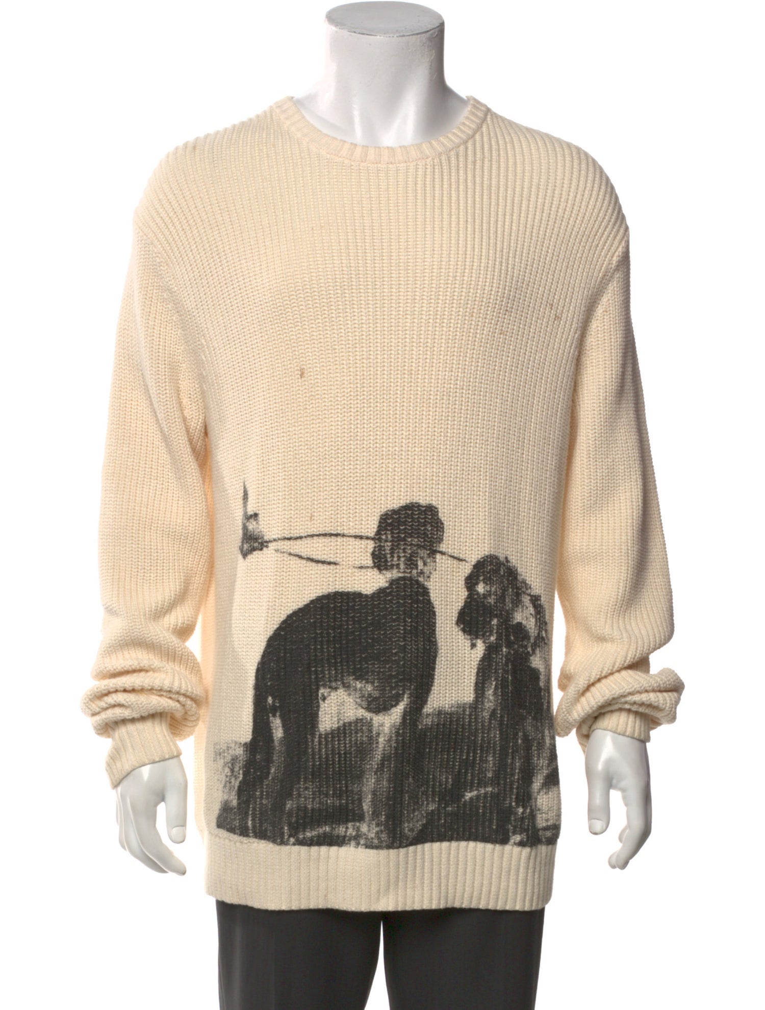 Basketcase Gallery Graphic Print Crew Neck Pullover