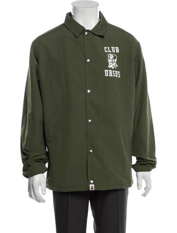 A Bathing Ape Outerwear Club Ursus Graphic Print Jacket XL