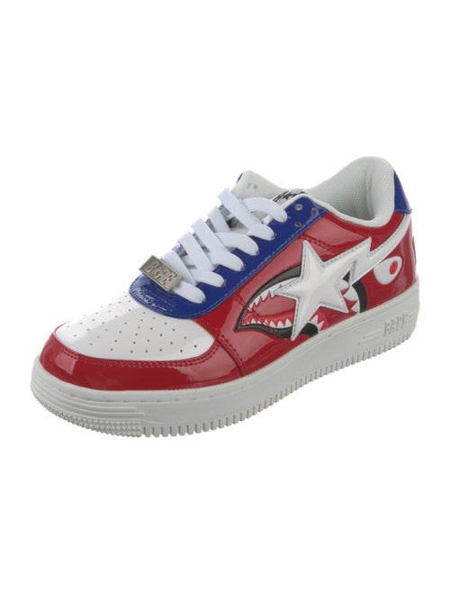 A Bathing Ape Bape Sta M2 20th Anniversary 'Patent Red' Sneakers