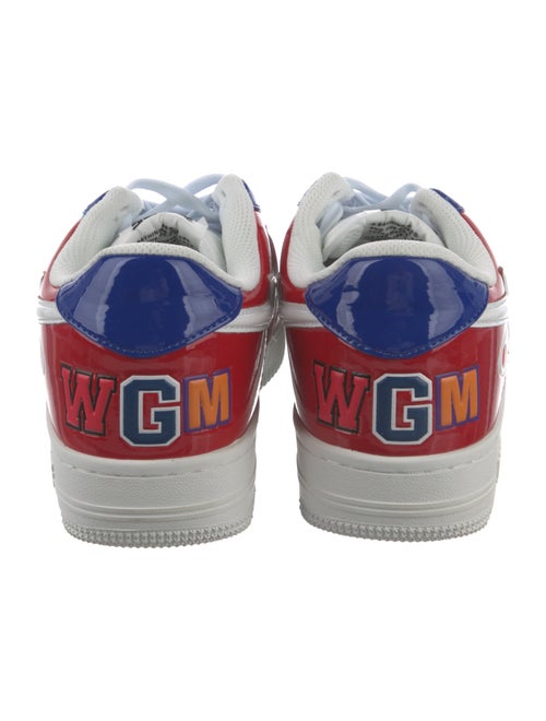 A Bathing Ape Bape Sta M2 20th Anniversary 'Patent Red' Sneakers