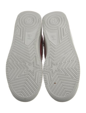 A Bathing Ape Bape Sta M2 20th Anniversary 'Patent Red' Sneakers