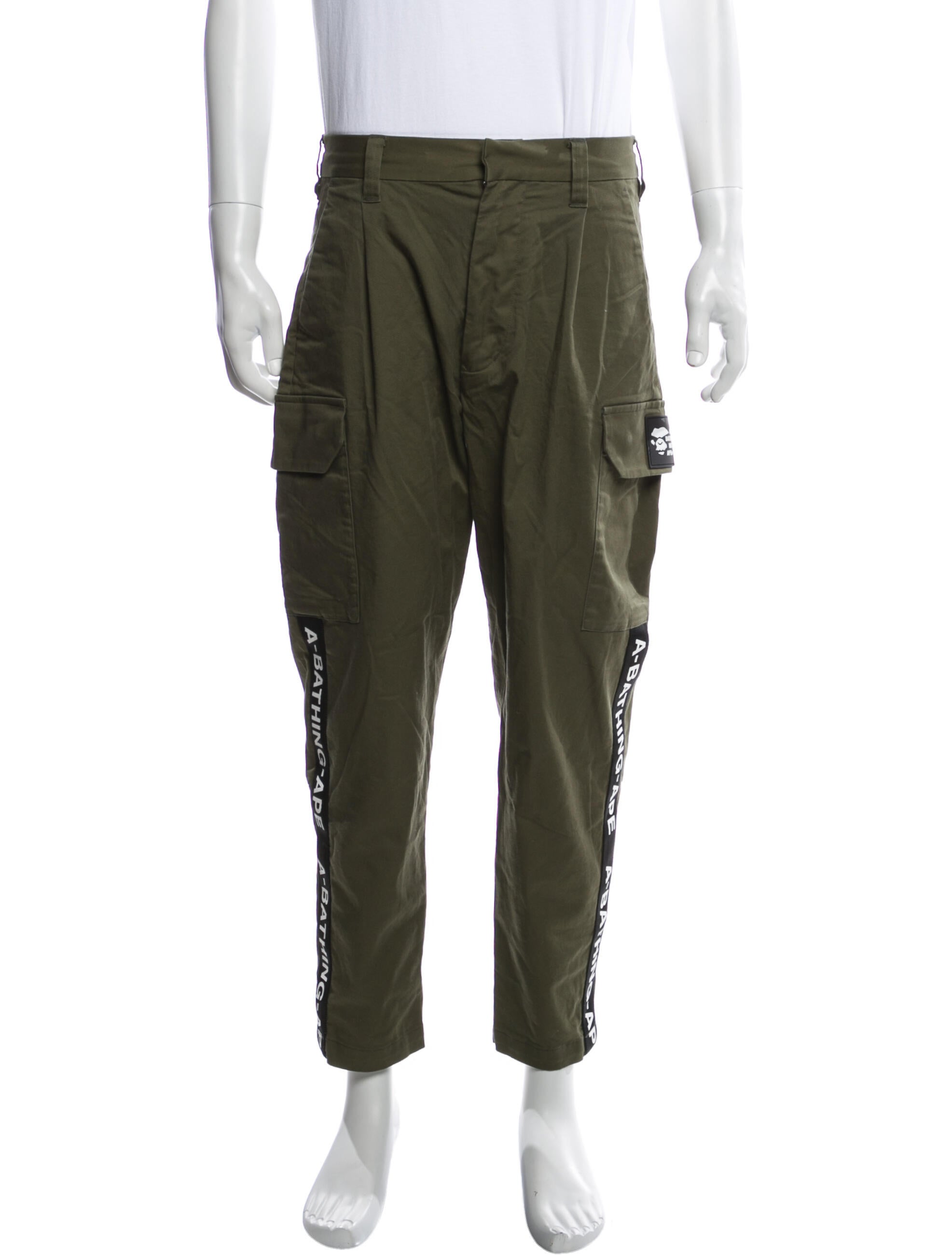 A Bathing Ape Cargo Cargo Pants - Green, 13.25