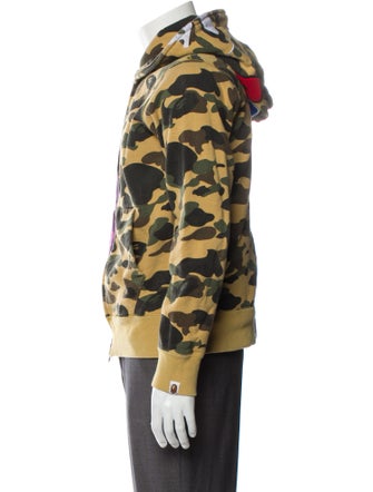 BAPE Camouflage Print Crew Neck Hoodie