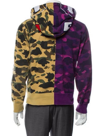 BAPE Camouflage Print Crew Neck Hoodie