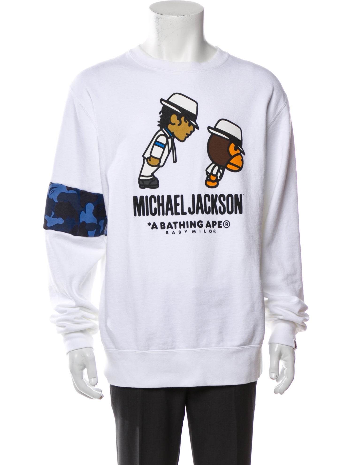 A Bathing Ape x Michael Jackson 'Smooth Criminal' Graphic Print Sweatshirt