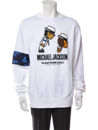 A Bathing Ape x Michael Jackson 'Smooth Criminal' Graphic Print Sweatshirt
