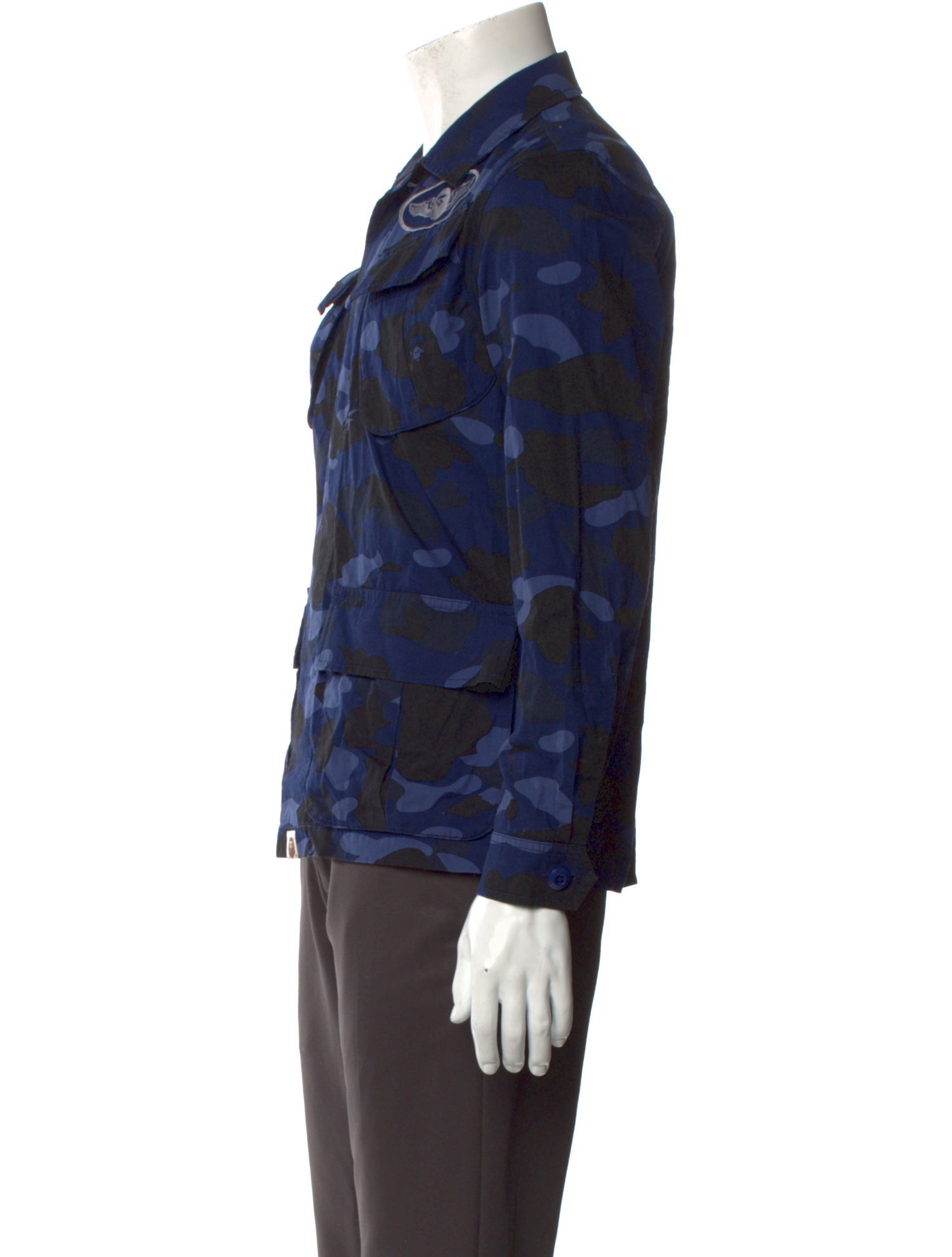 A Bathing Ape Camo Utility Camouflage Print Shirt