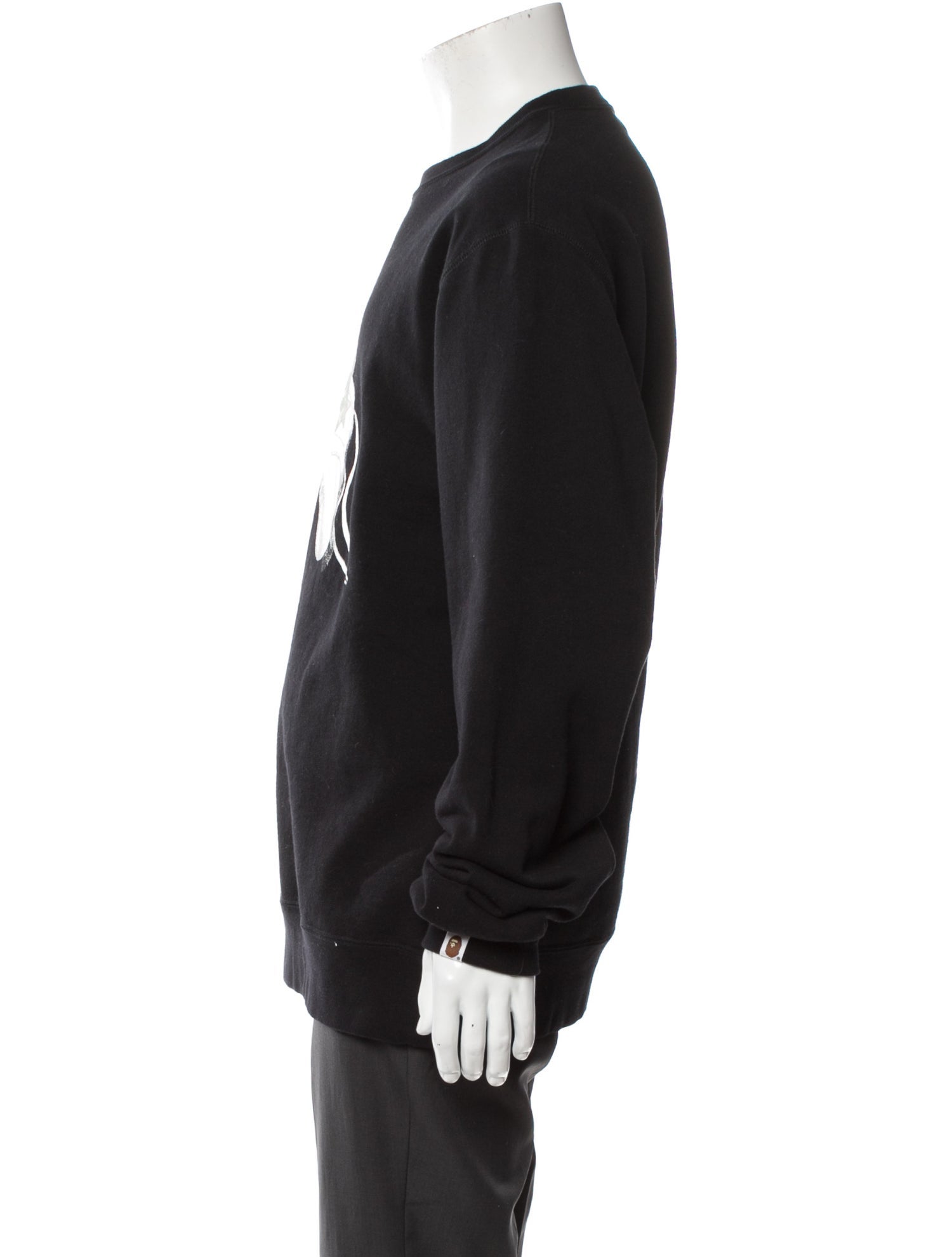 A Bathing Ape Camo Bapesta Graphic Print Sweatshirt